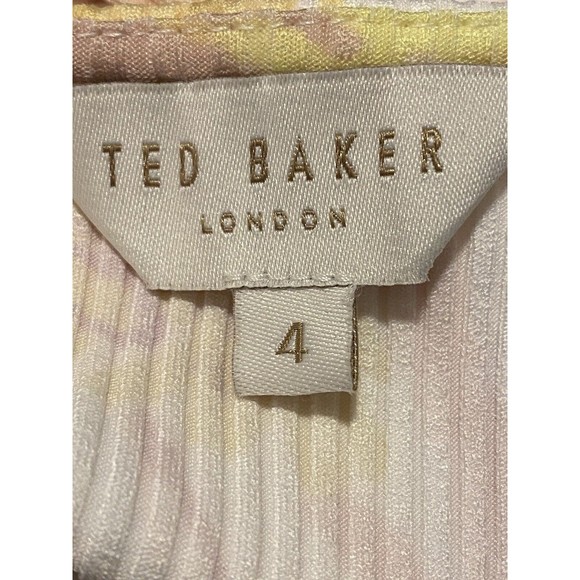 F. Ted Baker Dress Size 4 Or 10 Sleeveless High Neck NWT $175 - Picture 5 of 8